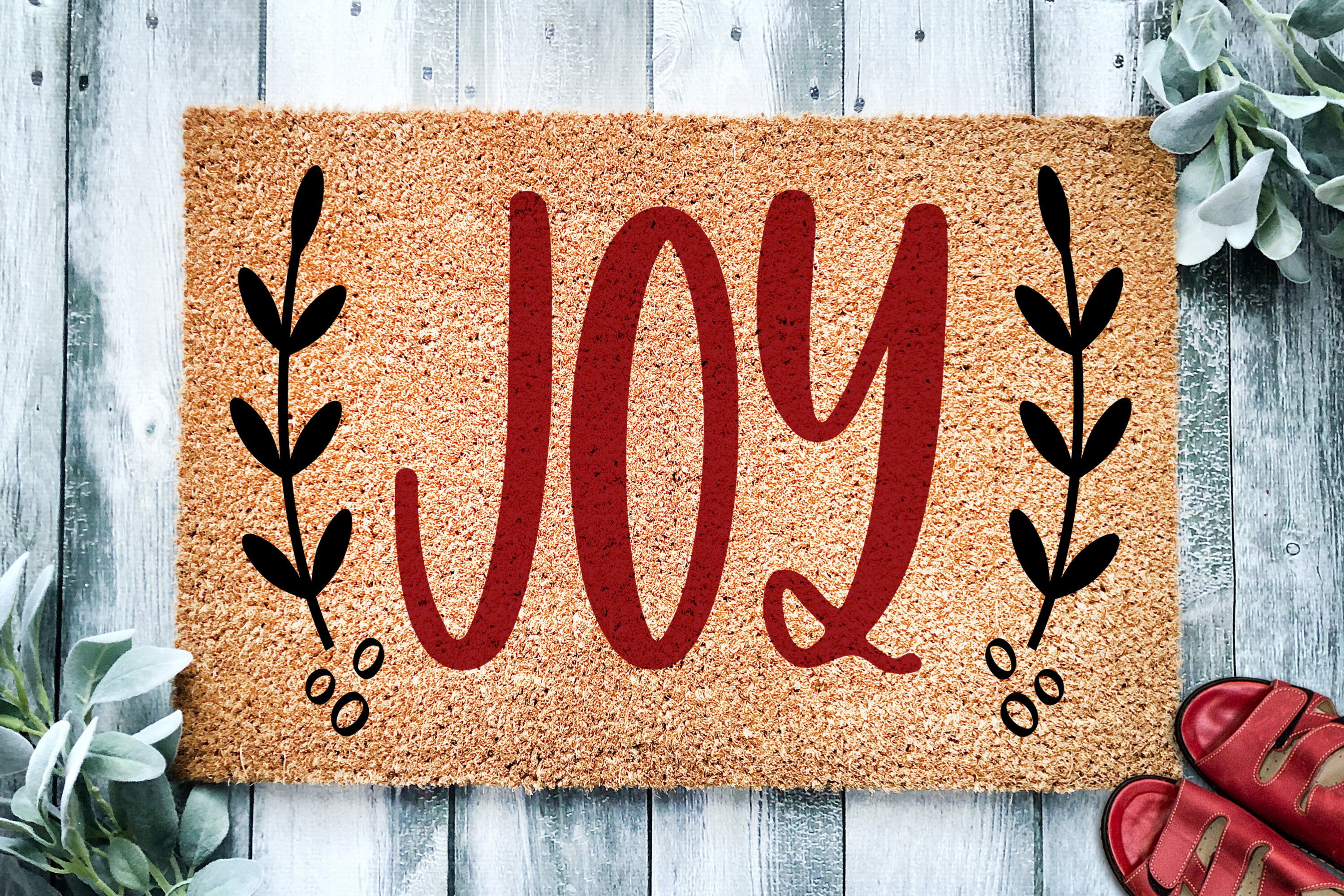 Christmas Joy Door Mat Christmas Doormat Winter Decoration