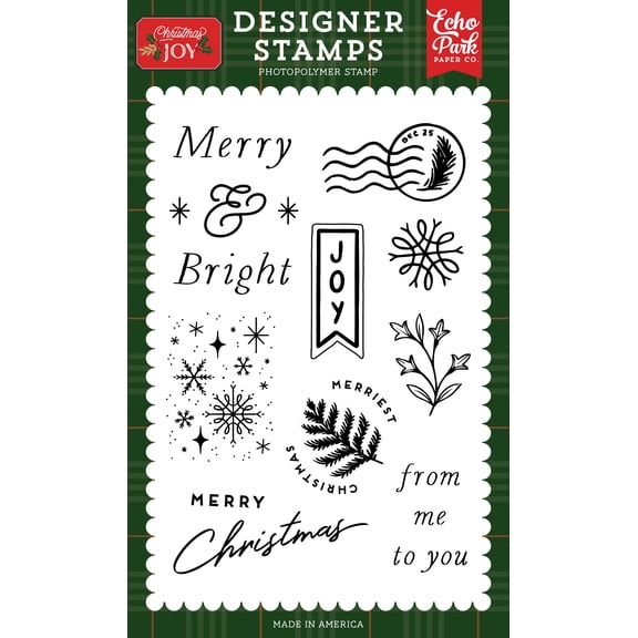 Christmas Joy: Merriest Christmas Stamp Set