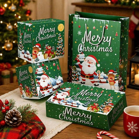 Christmas Jump Box Gift Box Surprise Explosion Box, Creative Pop Up Present Container With Surprise Unboxing Experience, Decorative Gift Packaging for Christmas Wedding Holiday Events