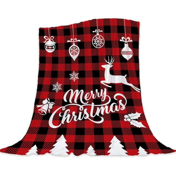 Christmas Kids Throw Blanket Small Christmas Tree Blanket Xmas Winter Holiday Blanket for Girls Boys Child Baby Bed Soft Lightweight Fuzzy Plush Fleece Blankets and Throws 40x50
