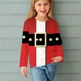 thumbnail image 1 of Christmas Kids Tops Christmas Shirt for Girls Christmas Shirt for Boys 3-14 Years Christmas Long Sleeved Top for Boys and Girls Children's Pullover Base Shirt, 1 of 6
