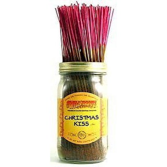 Wild Berry Christmas Kiss Incense Sticks, 100 Count Hand-Dipped Aromatic Incense