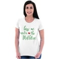 thumbnail image 1 of Christmas Kiss Me Under The Mistletoe Womens Slim Fit Graphic Tee Brisco Brands S, 1 of 5