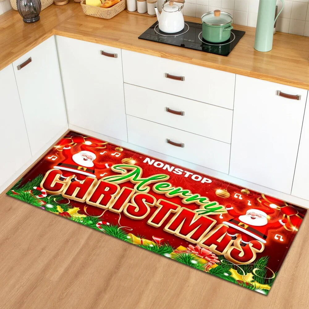 Christmas Kitch Floor Mat Home House Hallway Entrance Doormat Living