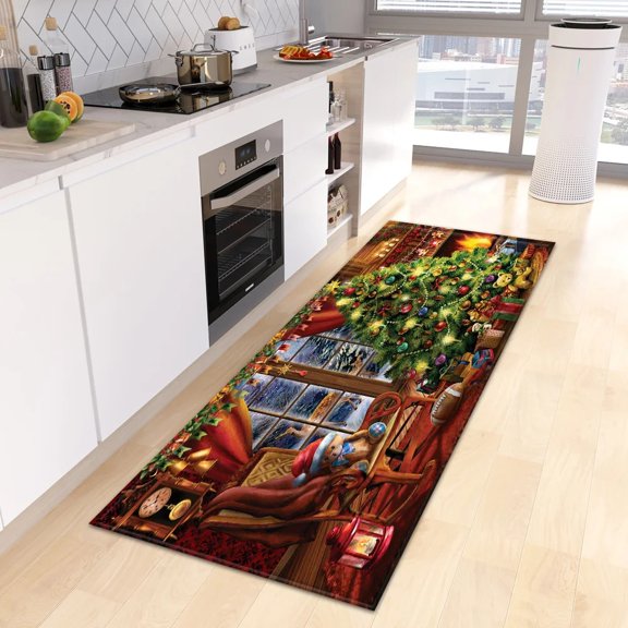 Christmas Kitch Foot Mat House Entrance Doormat Home Living Room Bedroom r Floor Carpet Bathroom Hal