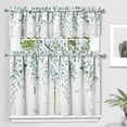 thumbnail image 1 of Christmas Kitchen Curtains and Valances Set of 3,Red Christmas Elk Snowflake Christmas Kitchen Decor, Winter Xmas Curtains and Valances Short Curtain Set for Kitchen Bedroom Holiday Decor 24 Inch, 1 of 6