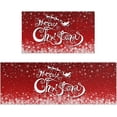 thumbnail image 1 of Christmas Kitchen Rug Mat Snowflake, 1 of 2