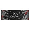 thumbnail image 1 of Christmas Kitchen Rug Sets 2 Piece Farmhouse Holiday New Year Kitchen Rugs and Mats Non Slip Kitchen Rugs and Matsfor Cook Home Decor (47x17+30x17 Inches), 1 of 7