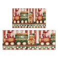 thumbnail image 1 of Christmas Kitchen Rug Sets 2 Piece Red Green Buffalo Plaid Kitchen Runner Absobent Rugs for Kitchen Floorfor Bathroom Room (47x17+30x17 inches), 1 of 7