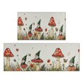 thumbnail image 1 of Christmas Kitchen Rug Sets 2 Piece Winter Rustic Wood Merry Xmas Kitchen Mats for Floor Absobent Rugs for Kitchen Floorfor Outdoor Bedroom (47x17+30x17 inches), 1 of 7