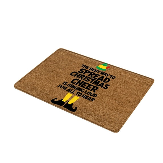 Christmas Kitchen Rugs Mats Non-Slip Cushioned Comfy Doormats Absorbent Floor Runner Carpet Bath Rugs for Entryway Bathroom Bedroom Christmas Home Decor  Soft touch Rugs
