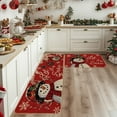 thumbnail image 1 of Christmas Kitchen Rugs and Mats Set Non-Slip Absorbent Floor Mat Waterproof Runner for Holiday Home Decor Kitchen Bathroom Entryway Laundry Room Anti-Fatigue Cushioned Washable Indoor Doormat, 1 of 6