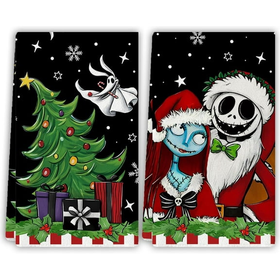 Christmas Kitchen Towels Dish Towels New Year Winter Xmas Kitchen Decor Christmas Decorations for Home Party