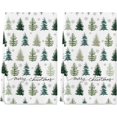 thumbnail image 1 of Christmas Kitchen Towels Set of 2, 18x26 Inch Christmas Tree Dish Towels Merry Christmas Decor Hand Towels Seasonal Winter Holiday Christmas Tree Decorations for Home Drying Dishcloth, 1 of 6