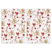 Christmas Kitchen Towels Set Of 2 - 18x26 Inch Ultra Absorbent Dish Towels, Soft Drying Hand Towels for Cooking, Baking & Decor, Spring/Summer Home Aesthetic.