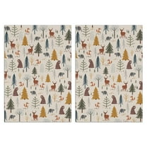 Christmas Kitchen Towels Set Of 2 - 18x26 Inch Ultra Absorbent Dish Towels, Soft Drying Hand Towels for Cooking, Baking & Decor, Spring/Summer Home Aesthetic.