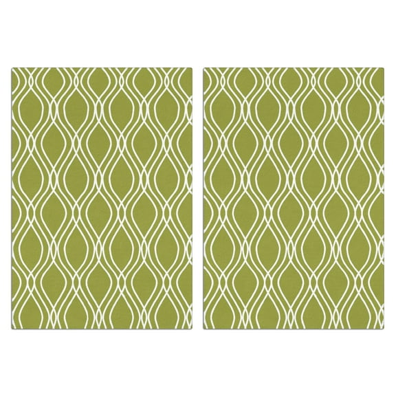 Christmas Kitchen Towels Set of 2-Tree & Plaid & Snowflakes Leaf Printed Tea Towels(18x26 inch)-Absorbent Cotton Home Decor for Christmas,Housewarming Gifts.