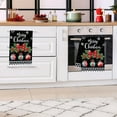 thumbnail image 1 of Christmas Kitchen Towels Set Holiday Dish Drying Cloths Absorbent Polyester Tea Towels Festive Kitchen Decor Baking Cooking Towels Clearance, 1 of 6