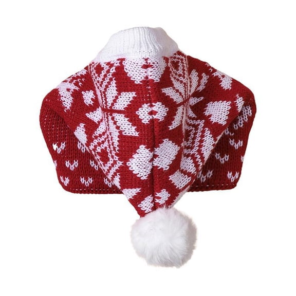 Christmas Knitted Dog Hats Funny Cute Crochet Dog Accessories Winter Warm Pet Hat Neck and Ear Warmers
