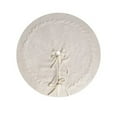 thumbnail image 1 of Christmas Knitted Tree Skirt Decorations Xmas White Chunky Cable Tree Skirt for Merry Christmas Tree Home Party Holiday Decoration, 1 of 8