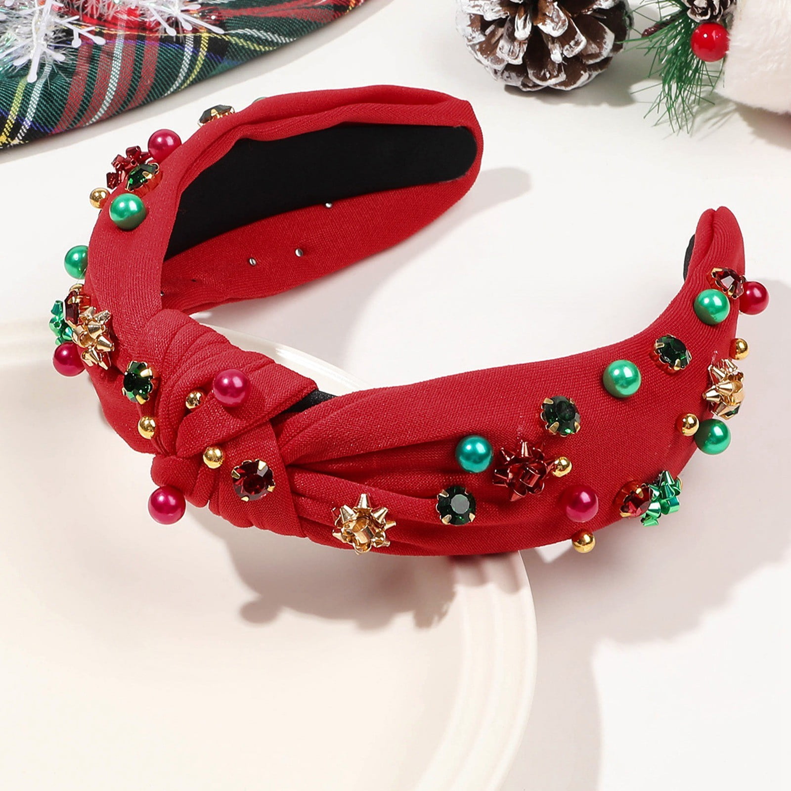 knotted ribbon hair ties