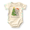 thumbnail image 1 of Christmas Koala Baby Bodysuit, Newborn Outfit, Baby Clothes, Gift&nbsp;for&nbsp;Children 3-6m Natural, 1 of 2