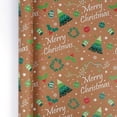 thumbnail image 1 of Christmas Kraft Wrapping Paper Roll, Thick Recyclable Gift Wrap Paper For Holiday Birthday Party Present Packaging,17*118in.U, 1 of 7