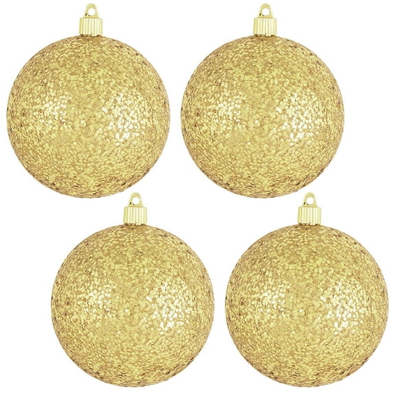 Christmas By Krebs Ornament, Commercial Grade Indoor and Outdoor Shatterproof Plastic, Water Resistant Ball Ornament Decorations