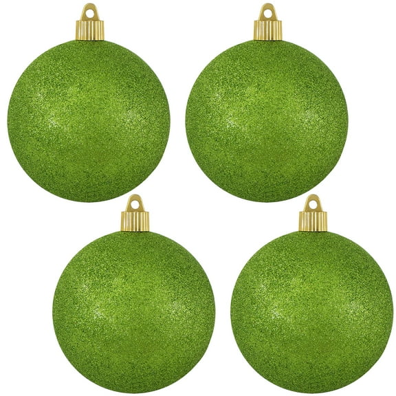 Christmas By Krebs Ornament, Commercial Grade Indoor and Outdoor Shatterproof Plastic, Water Resistant Ball Ornament Decorations