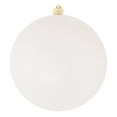 thumbnail image 1 of Christmas By Krebs Ornament, Commercial Grade Indoor and Outdoor Shatterproof Plastic, Water Resistant Ball Ornament Decorations (Snowball White Glitter, 12 inch (300mm)), 1 of 9