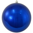 thumbnail image 1 of Christmas By Krebs Ornament, Large Commercial Grade Indoor and Outdoor Shatterproof Plastic, UV and Water Resistant Ball Ornament Decorations (Shiny Azure Blue, 12 inch (300mm)), 1 of 9