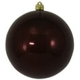 thumbnail image 1 of Christmas By Krebs Ornament, Large Commercial Grade Indoor and Outdoor Shatterproof Plastic, UV and Water Resistant Ball Ornament Decorations (Shiny Hot Java Brown, 8 inch (200mm)), 1 of 7