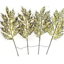 Christmas LED Branches for Vases, Lights with Pine Needles , Battery Operated, Norfolk Pine Branch Handmade Artificial Evergreen Sprig Twinkle Trees for Indoor Outdoor 5Pcs