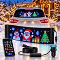Christmas LED Car Rear Window Display App Controlled Flexible Pixel ...
