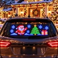 Christmas LED Car Rear Window Display, App-Controlled Flexible Pixel ...