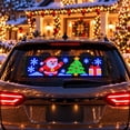 Christmas LED Car Rear Window Display, App-Controlled Flexible Pixel ...