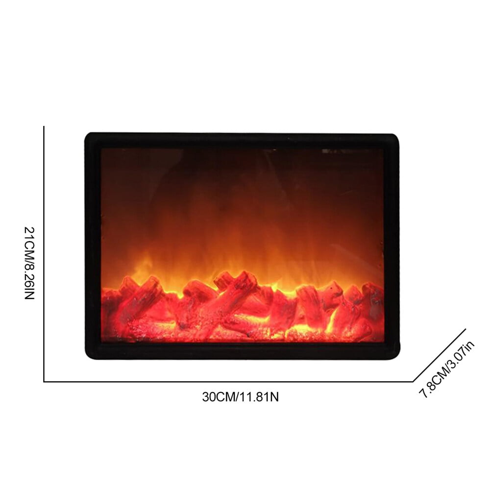 Christmas LED Flame Lamps Simulated Fireplace Light Lamps Flame Effect