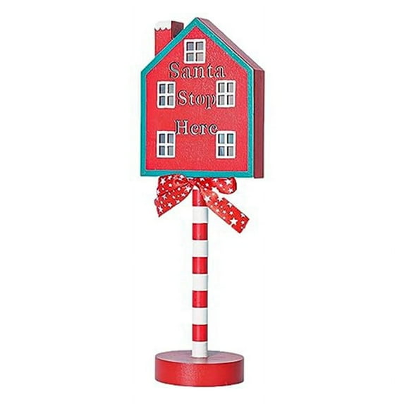 Christmas LED Light Vertical Signs with LED Light for Christmas Lamp Desk Sign Stop Ornament Christmas Desktop Light F