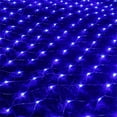 thumbnail image 1 of Christmas LED Net Lights Outdoor, Waterproof Mesh String Light, 200 LED 9.8 FT x 6.6 FT 8 Modes Plug in, Decor for Bushes Garden Party Xmas Tree,Blue, 1 of 6