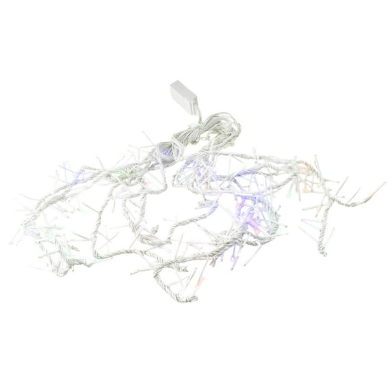 Christmas LED Outdoor Icicle Lights, 10-Feet - Multicolor