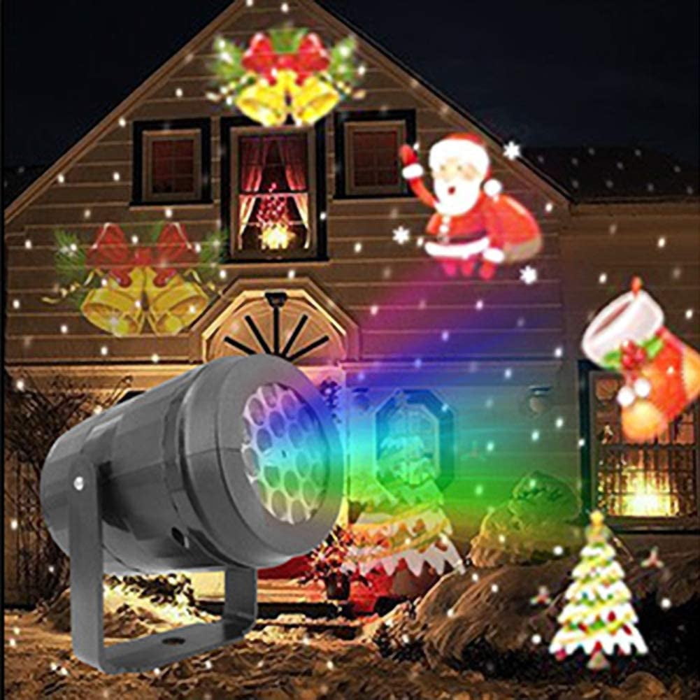 Christmas Halloween Led Projector Lamp 16 Patterns Projector Light Projection  Lamp Lighting