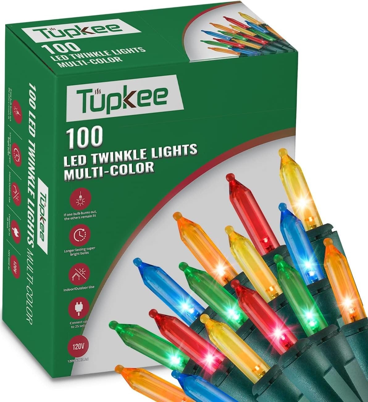 Philips 100 mini lights 7 color multi twinkling deals