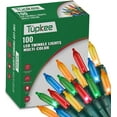 thumbnail image 1 of Christmas LED Random Twinkle Lights - 16 of 100 Bulbs Twinkle - LED Multicolor Christmas Tree Lights - Indoor Outdoor  24.75 Feet Light String, Sparkling Twinkling Holiday Decor, 1 of 8