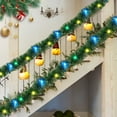 thumbnail image 1 of Christmas LED Rattan String Lights, Decorative Light Up for Door Window Arrangement, Staircase Handrail, Christmas Tree Decorations, Indoor Outdoor Holiday Decor, 1 of 6