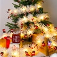 thumbnail image 1 of Christmas LED Ribbon Copper String Lights Warm Ambient Glow Woolen Strip Color Design For Party Christmas Tree Home Decor, 1 of 8