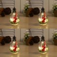 thumbnail image 1 of Christmas LED String Lights with Transparent Fillable Balls - Outdoor Indoor Holiday Tree Decorations for Home, Garden, Patio, Bedroom, Xmas Party with Snow Ornaments and Creative Lighting Display, 1 of 5