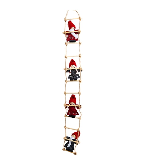 Christmas Ladder Decoration For Elderly PeopleChristmas Ladder Man Decoration Scene Layout Man Doll Hanging With Sheep Christmas Tree Small Pendant
