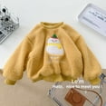 Christmas Lamb Woolen Hoodie 2024 Winter New Plush Warm Children Tops