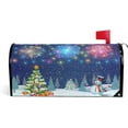 thumbnail image 1 of Christmas Landscape at Night Magnetic Magnetic Mailbox Cover Standard Size for Garden Yard Outdoor Decorations-18 x 20.8", 1 of 5