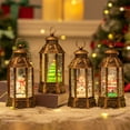 thumbnail image 1 of Christmas Lantern Decor Christmas Night Light Christmas Snow Globe Set Battery Operated Desk Lamp Lighted Glitter Water Globe Lanterns Christmas Party Supplies Home Decor 50ml, 1 of 7